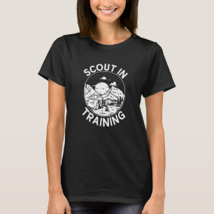 T-shirt Randonnée Scoutisme Extérieur Scout En Formation