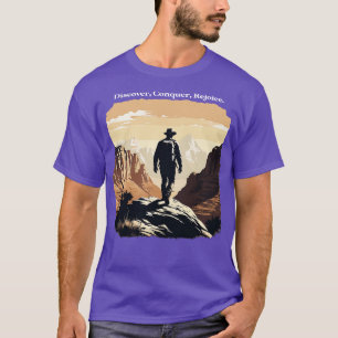 T-shirt Randonnée Sion Découvrez Conquer Rejoice