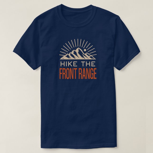 T-shirt Randonnée The Front Range Sunburst (Design devant)