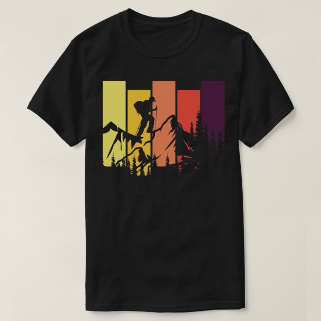 T-shirt Randonnée Trailblazer Mountain Climber Escalade (Design devant)