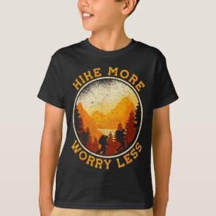 T-shirt Randonnée trekking randonnée plus soucieux moins