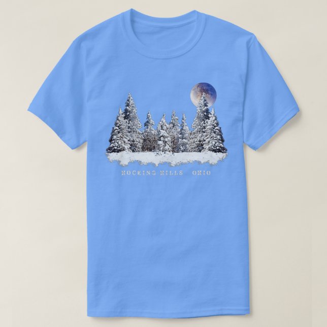 T-shirt RANDONNÉE WINER OHIO FORES Hocking Hills State Par (Design devant)