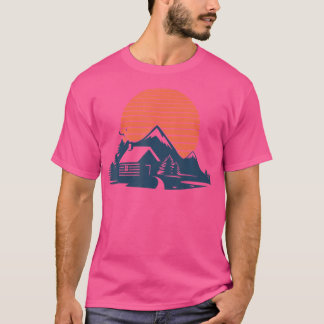 T-shirt Randonnées Paths Montagnes Forêt d'alpinisme Vinta