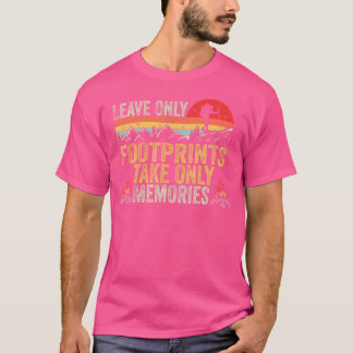 T-shirt Randonnées Polonais Camping Montagne Ne Laisser Qu