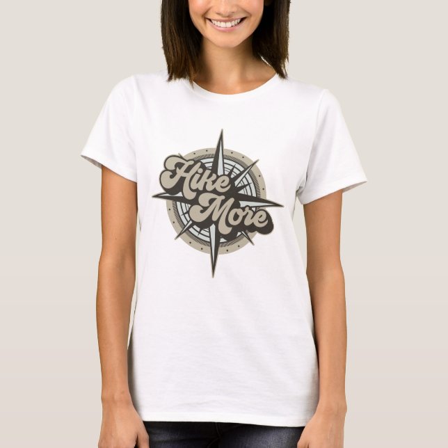 T-shirt Randonner Plus Cool Compass (Devant)