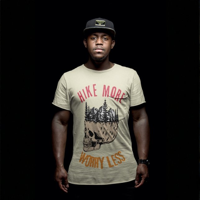 T-shirt Randonner Plus De Stress Moins (Créateur téléchargé)
