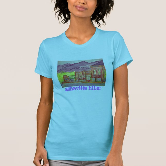 T-shirt randonneur d'Asheville (Devant)