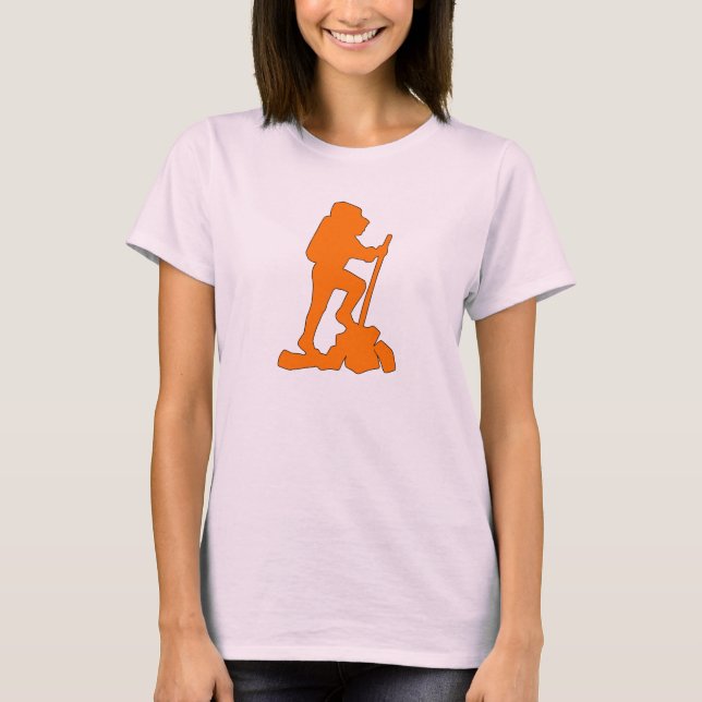 T-shirt Randonneur de conception graphique d'emblème de (Devant)