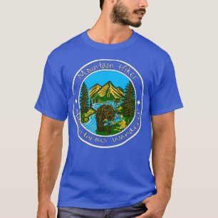 T-shirt Randonneur de montagne Ours sauvage