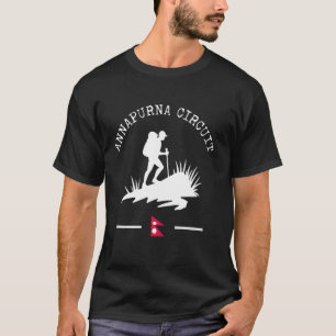 T-shirt Randonneur du circuit Annapurna Himalaya Trekking