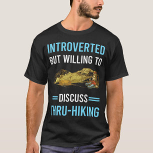 T-shirt Randonneur Introverti de Randonnée Continue à trav