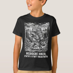 T-shirt Randonneur médiocre excellent snackeur raton laveu