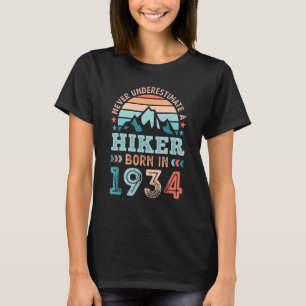 T-shirt Randonneur né en 1934 90e Randonnée d'anniversaire