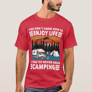 T-shirt Randonneur ne sait pas comment profiter de la vie