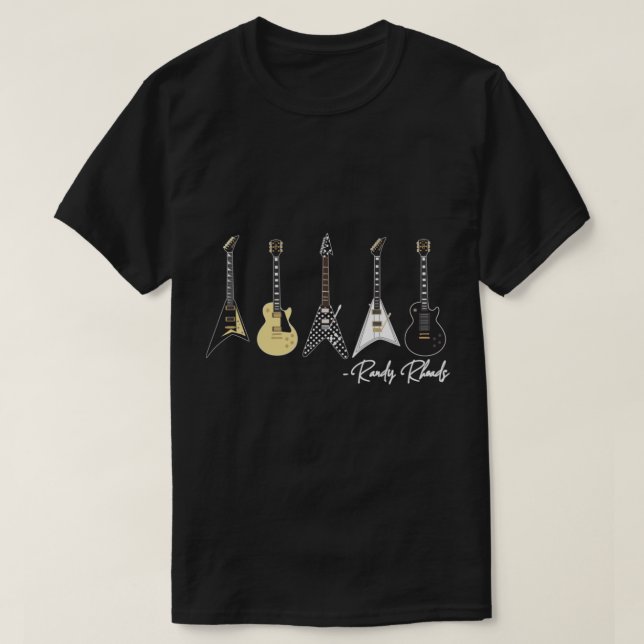 T-shirt Randy Rhoads Cadeaux Pour Ventilateurs, Pour Homme (Design devant)