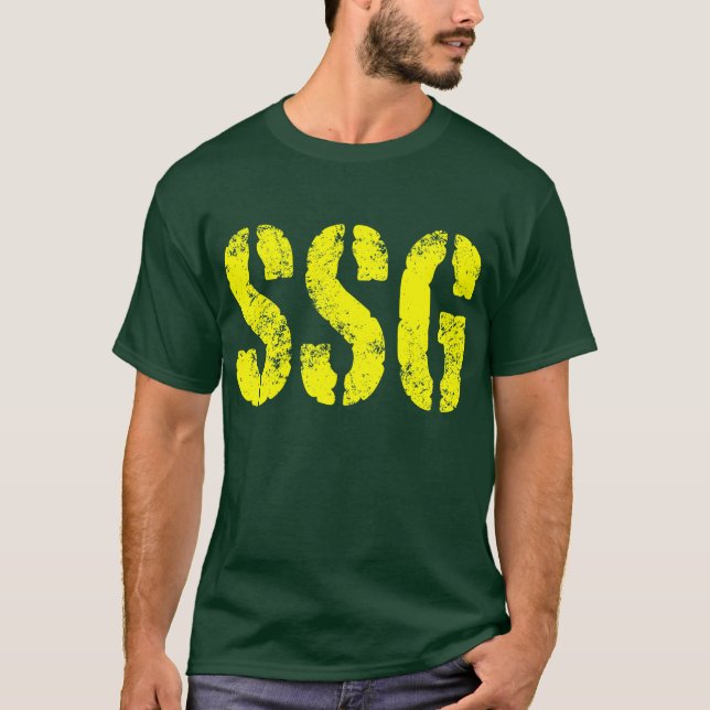 T-shirt Rang du sergent-chef SSG (Devant)