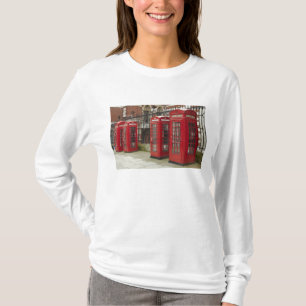 T-shirt Rangée de cabines téléphoniques à l'arrière du Roy
