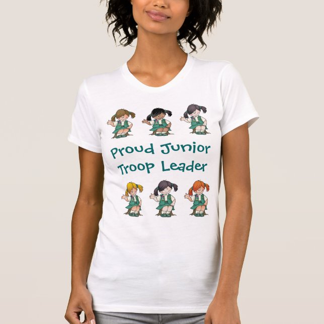 T-shirt Rangées juniors fières de junior du Chef de troupe (Devant)