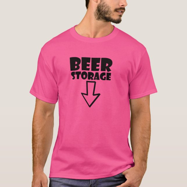 T-shirt Rangement de bière (Devant)