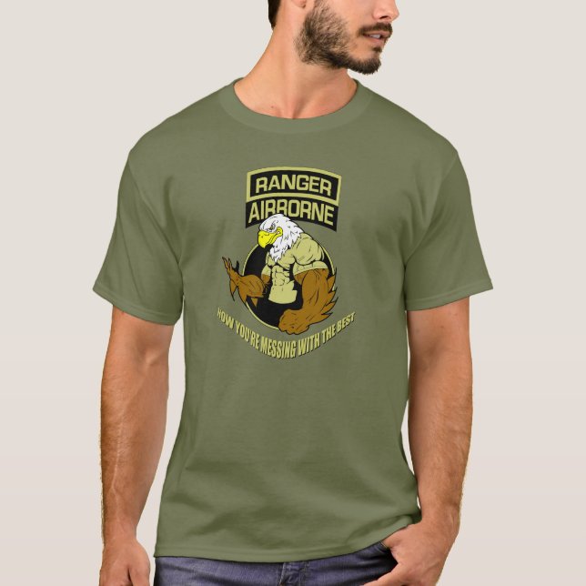 T-shirt RANGER AIRBORNE "Maintenant, tu dis avec le meille (Devant)