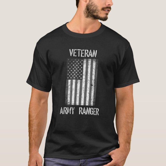T-shirt RANGER DE L'ARMÉE AMÉRICAINE VET T Shirt (Devant)