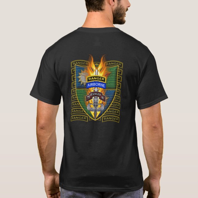 T-shirt Ranger du 75e régiment de Rangers (Dos)