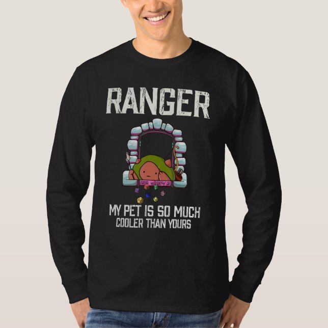 T-shirt Ranger My pet is so much cooler than yours 1 (Devant)