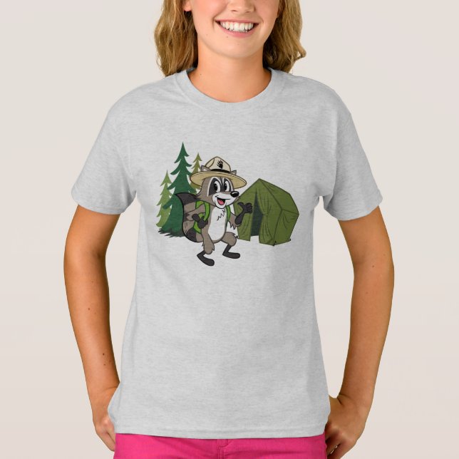 T-shirt Ranger Rick | Grand Campout Américain -Tente (Devant)