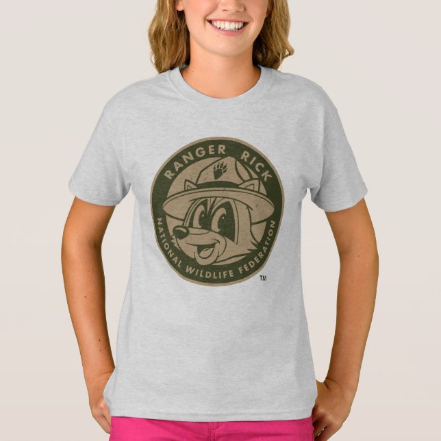 T-shirt Ranger Rick Logo de Rick Khaki (Devant)