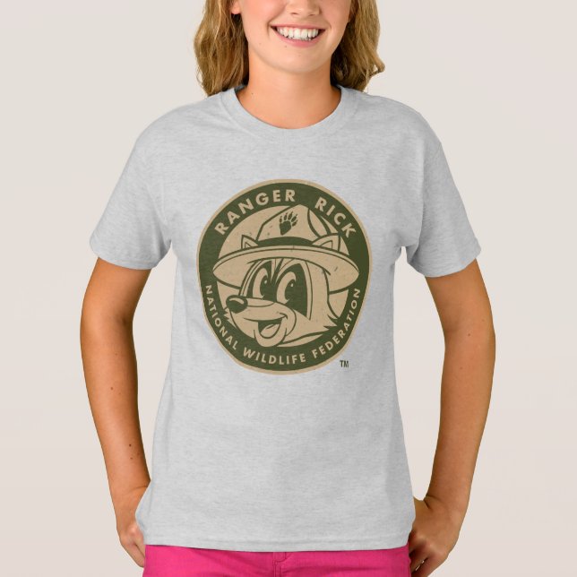 T-shirt Ranger Rick Logo de Rick Khaki (Devant)