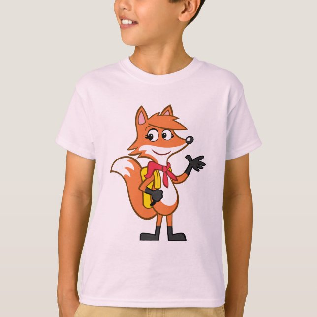 T-shirt Ranger Rick | Scarlett Fox Waving (Devant)
