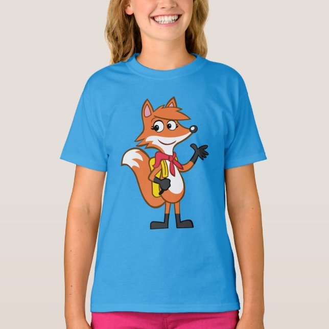 T-shirt Ranger Rick | Scarlett Fox Waving (Devant)