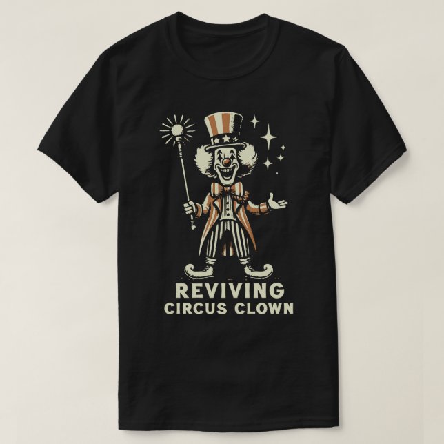 T-shirt Ranimer le clown du cirque (Design devant)