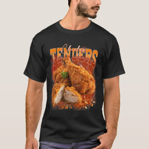 T-shirt Rap Bootleg Vintage Années 1990 Tenders de Poulet