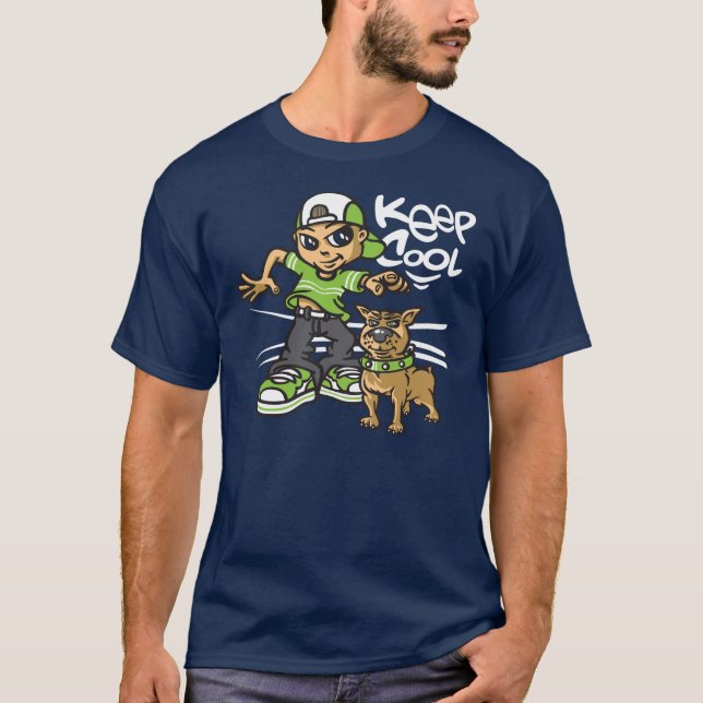 T-shirt Rap boy and his dog (Devant)