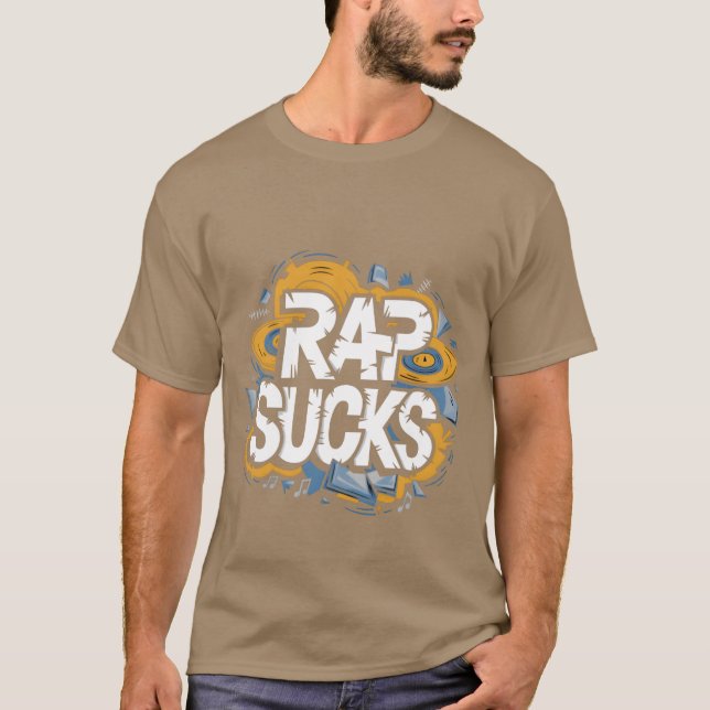 T-shirt Rap craint ami (Devant)