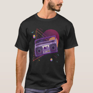 T-shirt Rap Old School 80s 90s Boombox