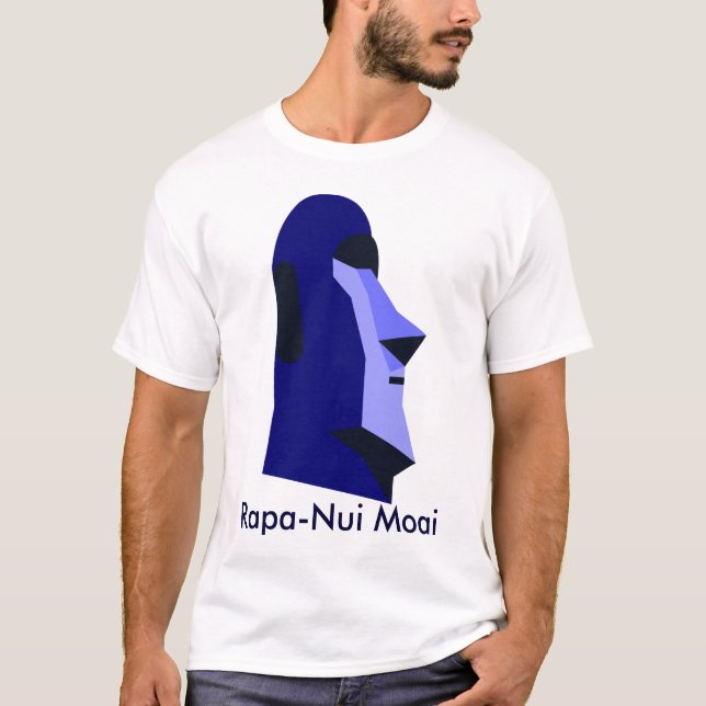 T-shirt Rapa-Nui Moai - Île de Pâques (Devant)
