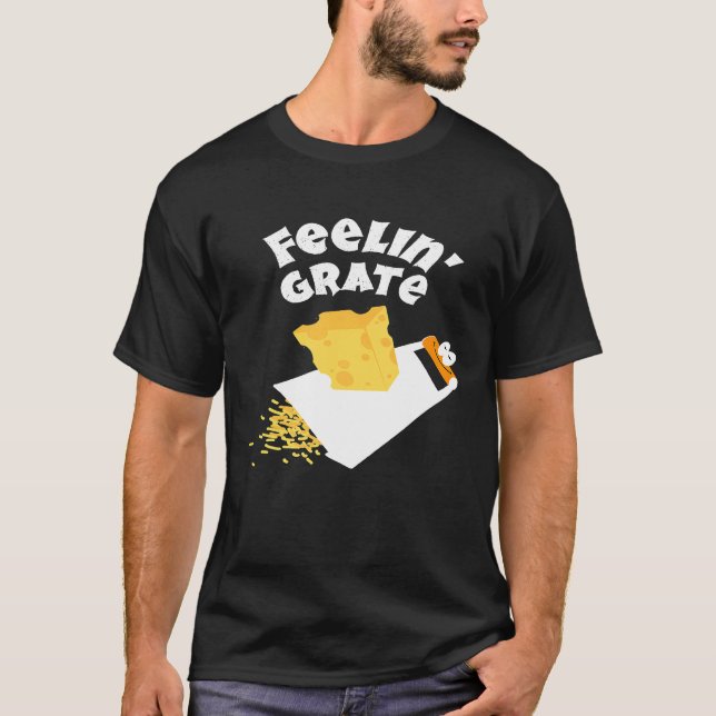 T-shirt Râpe à fromage pour chef d'humeur cool (Devant)
