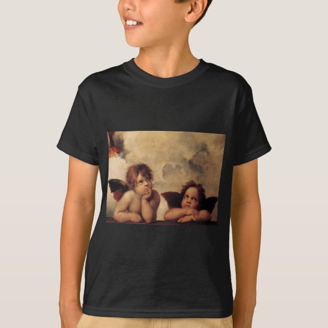 T-shirt Raphaël,Chérubin de la Sixtine (Devant)
