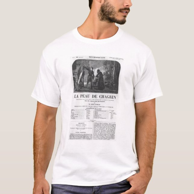 T-shirt Raphael de Valentin et le commerçant (Devant)