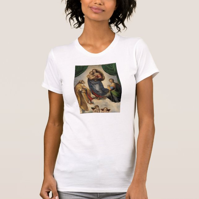 T-shirt Raphael - La Vierge Sixtine (Devant)