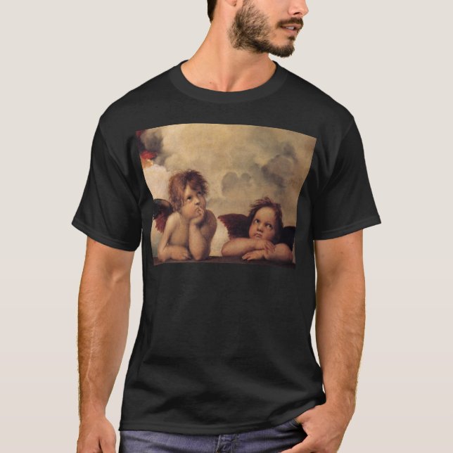 T-shirt Raphael, Sistine Cherub (Devant)