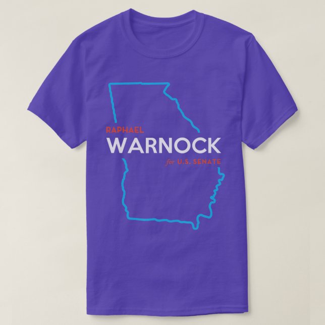 T-shirt Raphael Warnock pour le sénateur 2022 Sénat Georgi (Design devant)