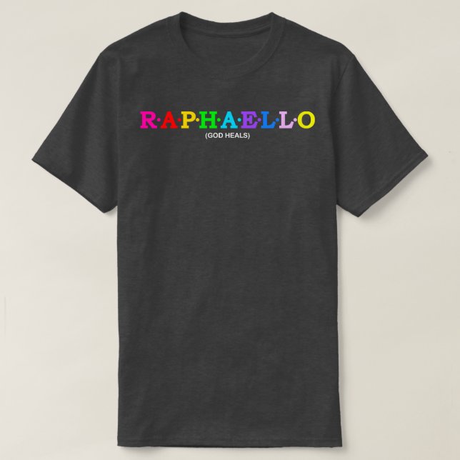 T-shirt Raphaello Dieu guérit 1 (Design devant)