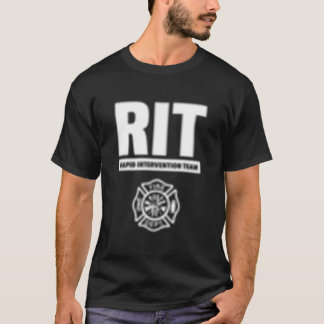 T-shirt Rapid Intervention Team Rit Firefighter Rescue