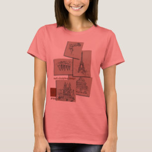 T-shirt rapide de croquis d'Architectual