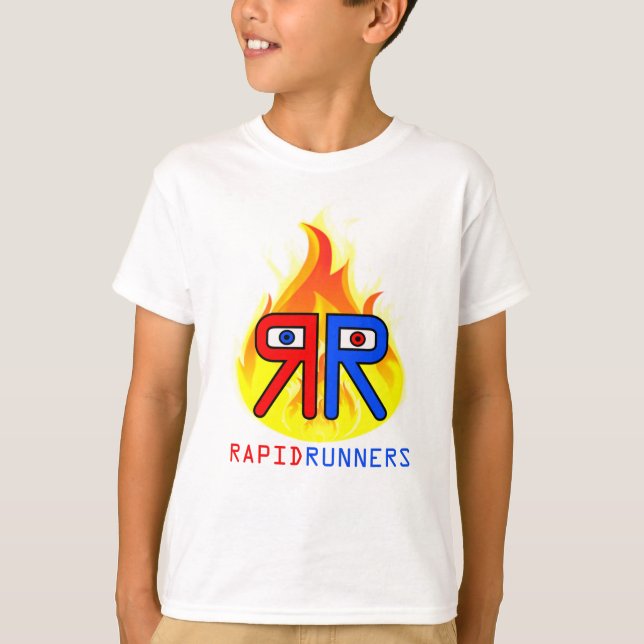 T-shirt rapide de la jeunesse du logo #2 de (Devant)