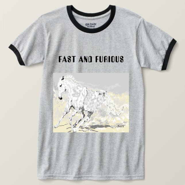 T-shirt : Rapide et furieux (Design devant)