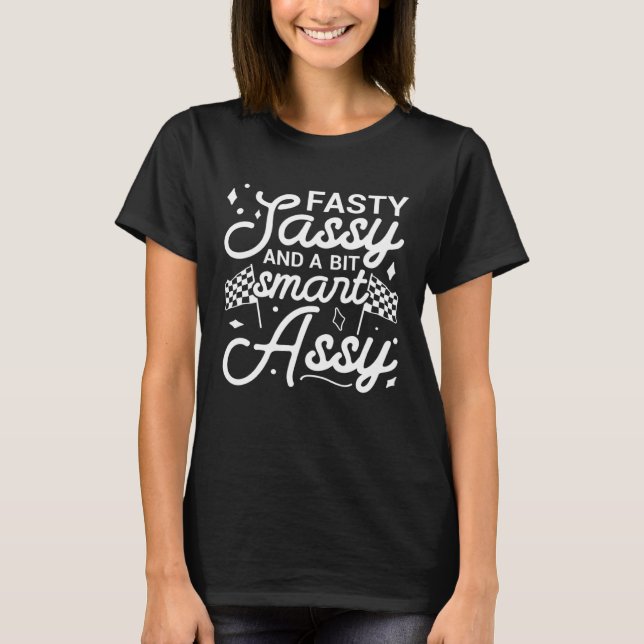 T-shirt Rapide, impertinente et un peu effrontée, maman de (Devant)